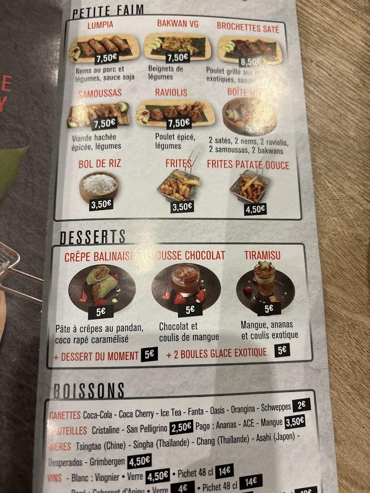 BALI TAKE AWAY - Menu Image 2