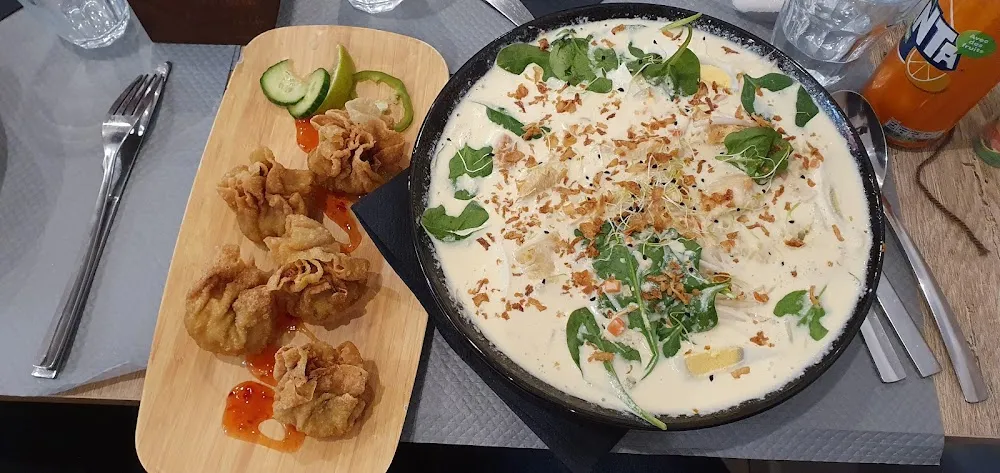 Raviolis - Poulet Épicé Légumes